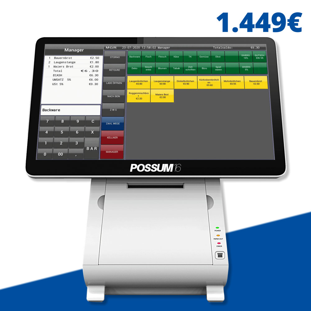 POSSUM16 Hardware All-in-One Kassensystem