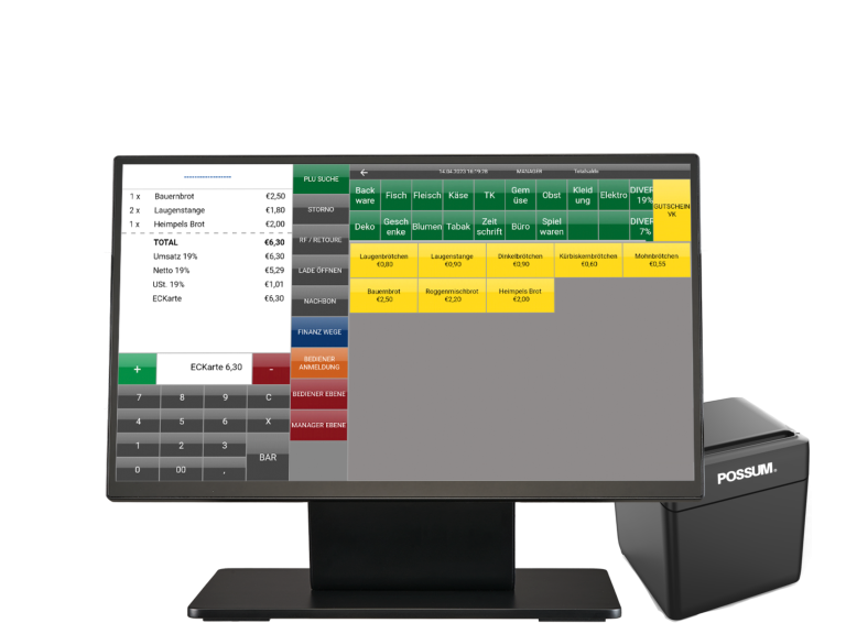 HEGA7116 Kassensystem